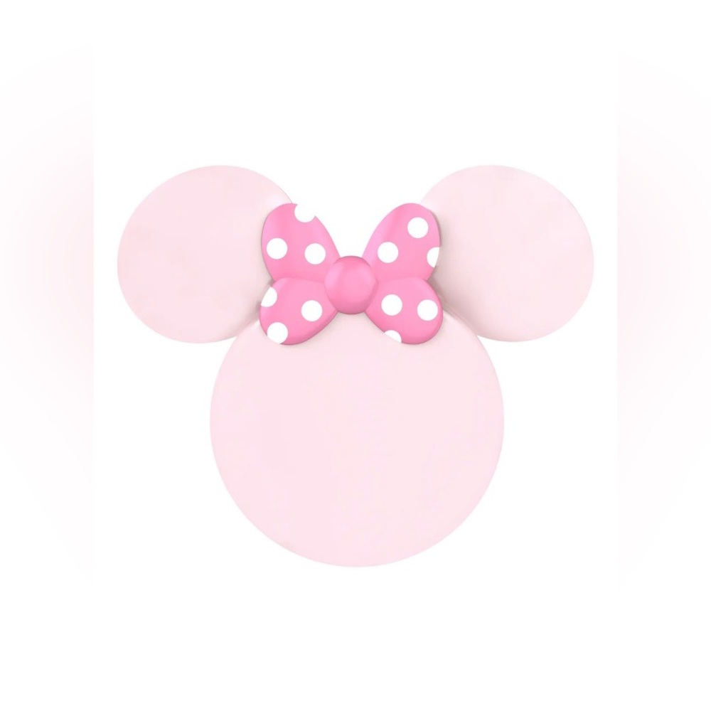 Impressions Disney Minnie Mouse LED Compact Mirror Bowtiful Matte Pink